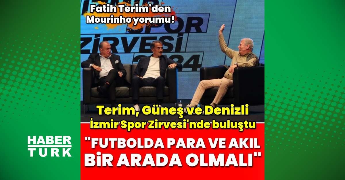 Fatih Terim, Şenol Güneş ve Mustafa Denizli İzmir’de buluştu!