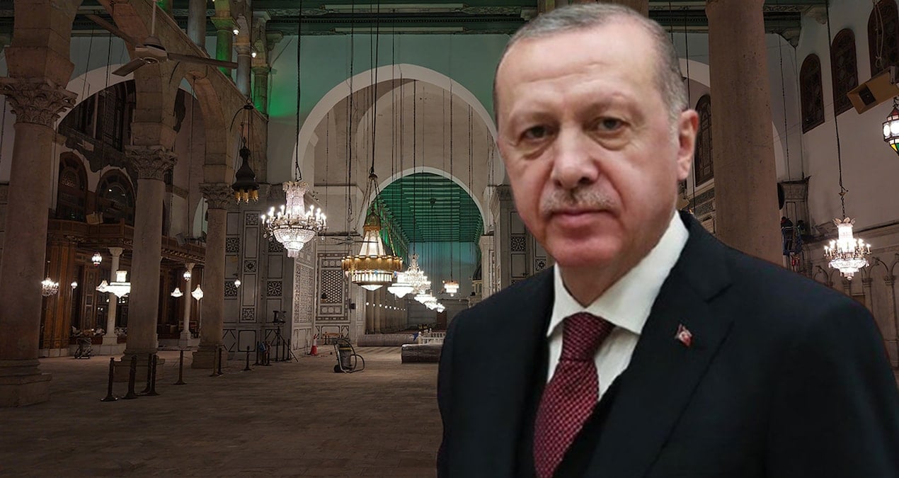AKP’li isimden dikkat çeken Emevi Camii iddiası: Erdoğan gidecek mi? Bordo halı ayrıntısı